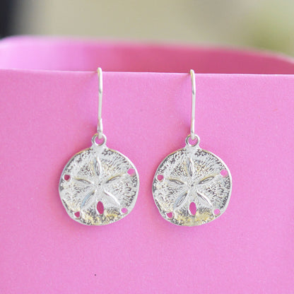 Sand Dollar Drop Earrings