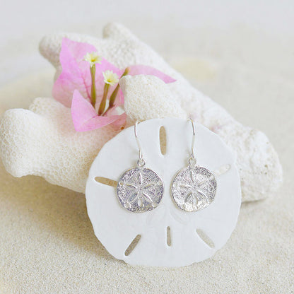 Sand Dollar Drop Earrings