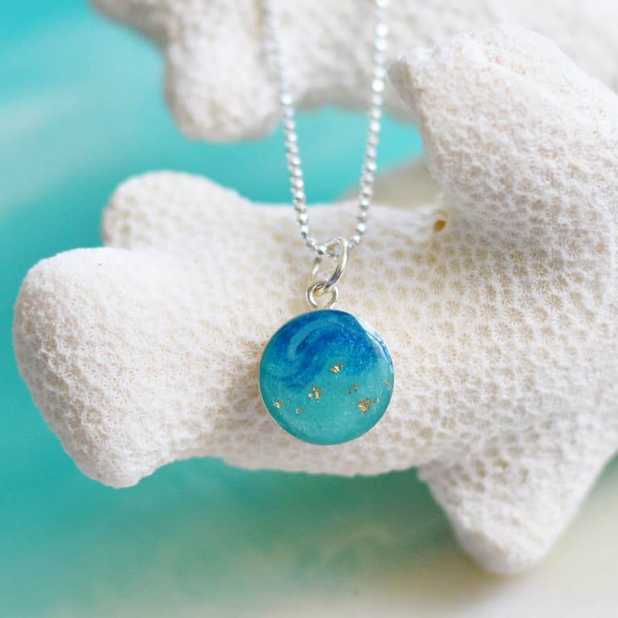 Ocean Blues Round Necklace