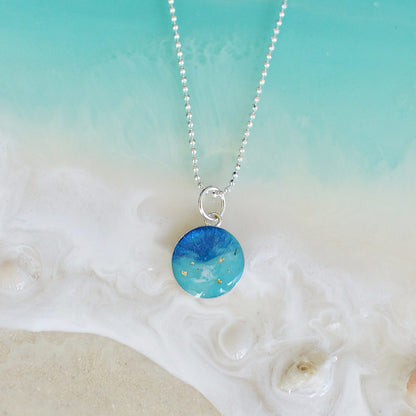Ocean Blues Round Necklace