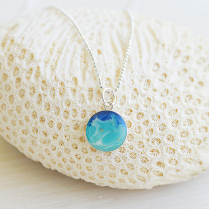 Ocean Blues Round Necklace